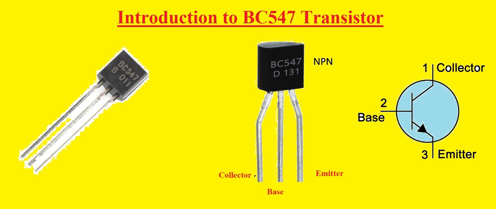BC547 Transistor Pinout, Datasheet, Equivalent, Circuit, 52% OFF