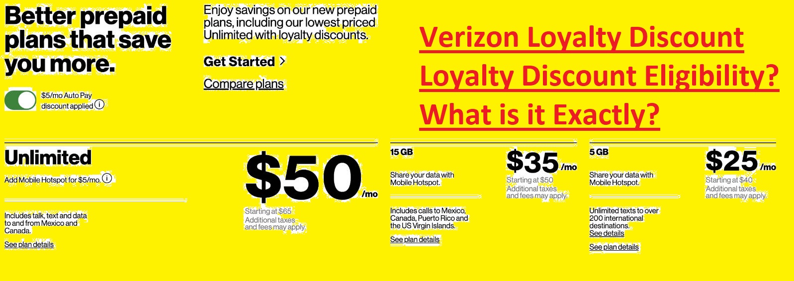 Verizon Loyalty Discount IN 2023! Loyalty Discount Eligibility?