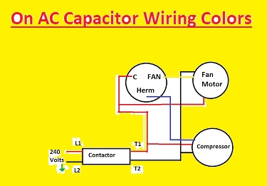 ac start capacitor wiring